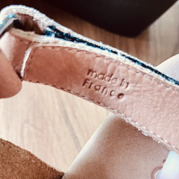 Arche EGGORA Sandals Nubuck Leather Wedge US 9 EU 40 UK 7 Light Brown - Picture 7 of 10